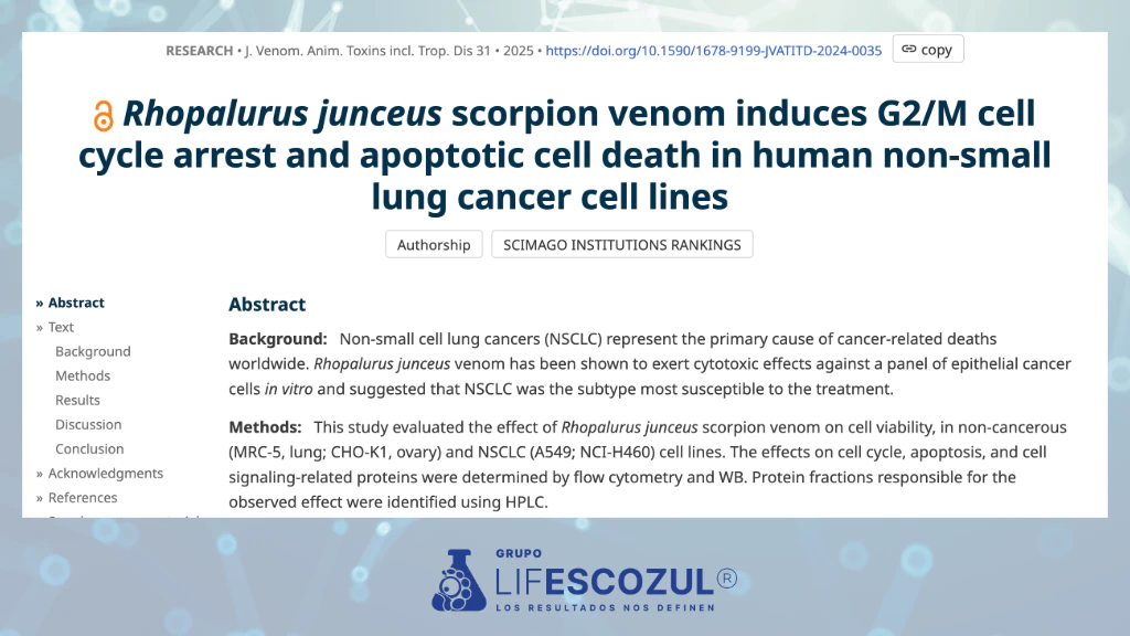 Resultados Científicos del Grupo LifEscozul®
